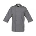 Chef Works (S) Gray 3/4 Sleeve Coat JLCL-GRY